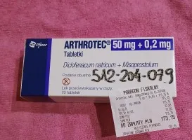 Aborcja Arthrotec misoprostol tabletki poronne