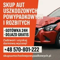 Skup aut uszkodzonych Legnica Dolnoślaskie, sprzedaż auta po wypadku