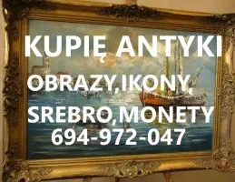 KUPIĘ ANTYKI SREBRA,MONETY,IKONY,FIGURY,ZEGARKI KONTAKT-694972047