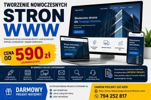 STRONY INTERNETOWE NA ZAMÓWIENIE / DLA KAŻDEJ BRANŻY / BEZ ZOBOWIĄZAŃ
