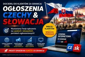 Ogłoszenia Czechy i Słowacja publikacja na wielu portalach